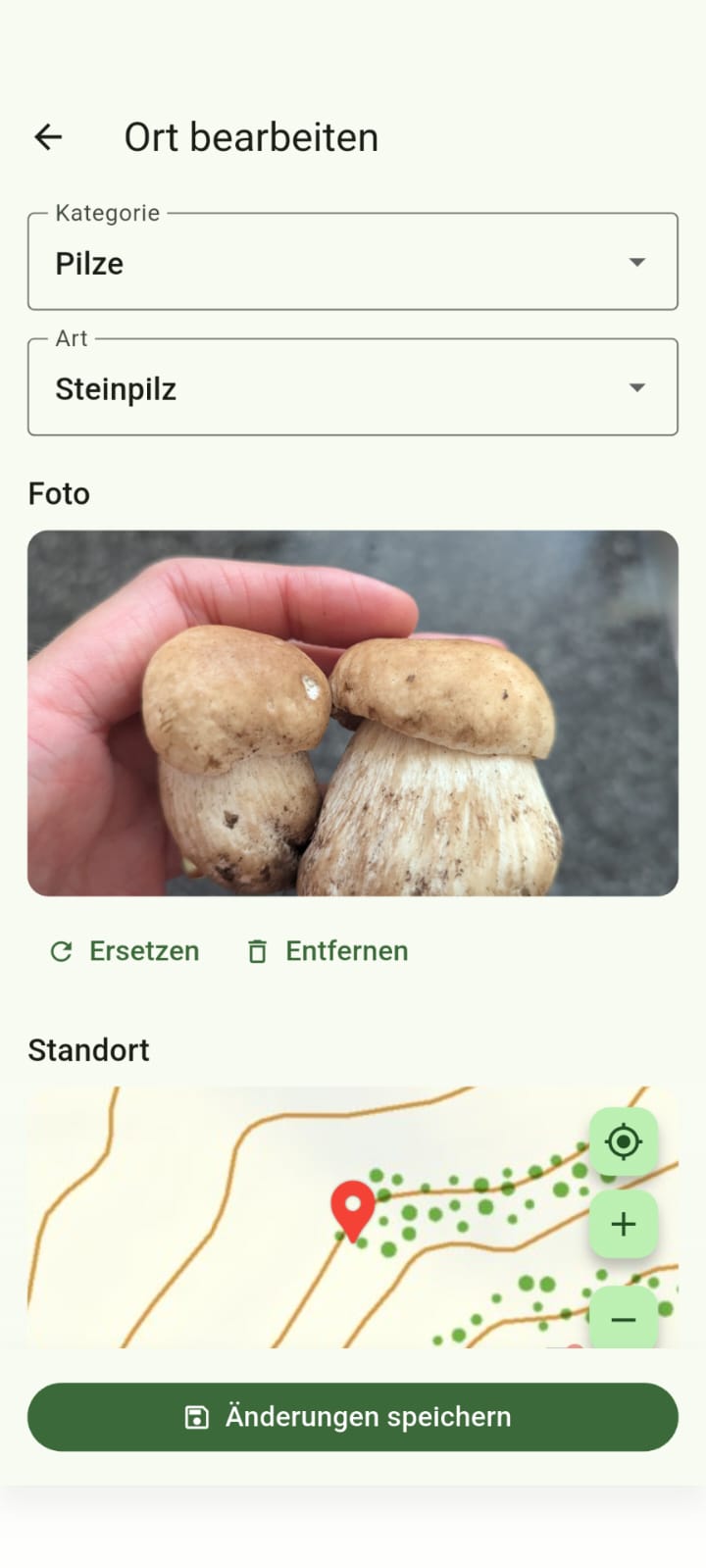 App-Ansicht Detail